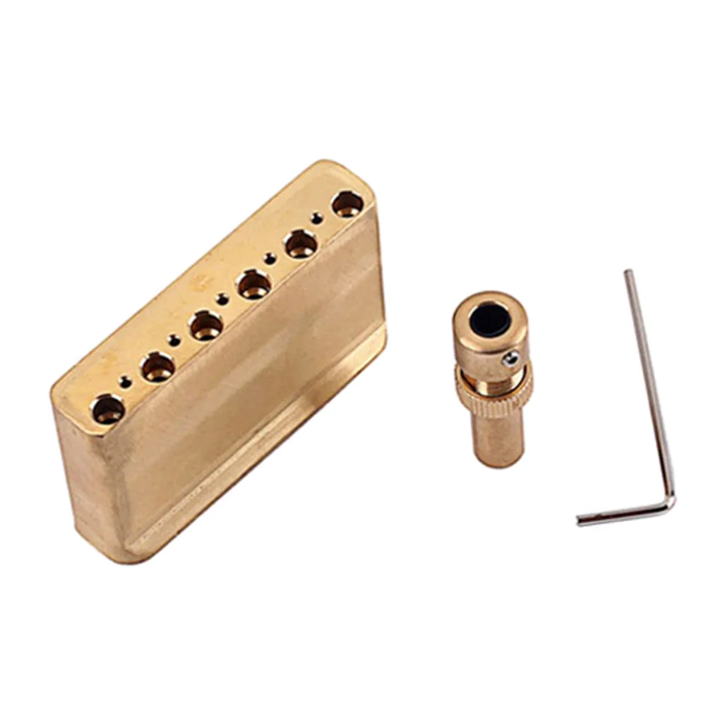 

Brass Electric Guitar Tremolo Block Base DIY For ST Guitar Bridge, Golden