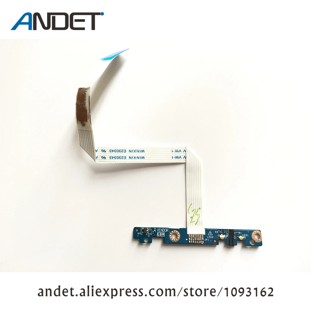 

New Original Power Switch LED Board For Lenovo Ideapad U510 USB Board Small Card Touchpad Cable LS-8971P VITU5 LS-8972P LS-8973P