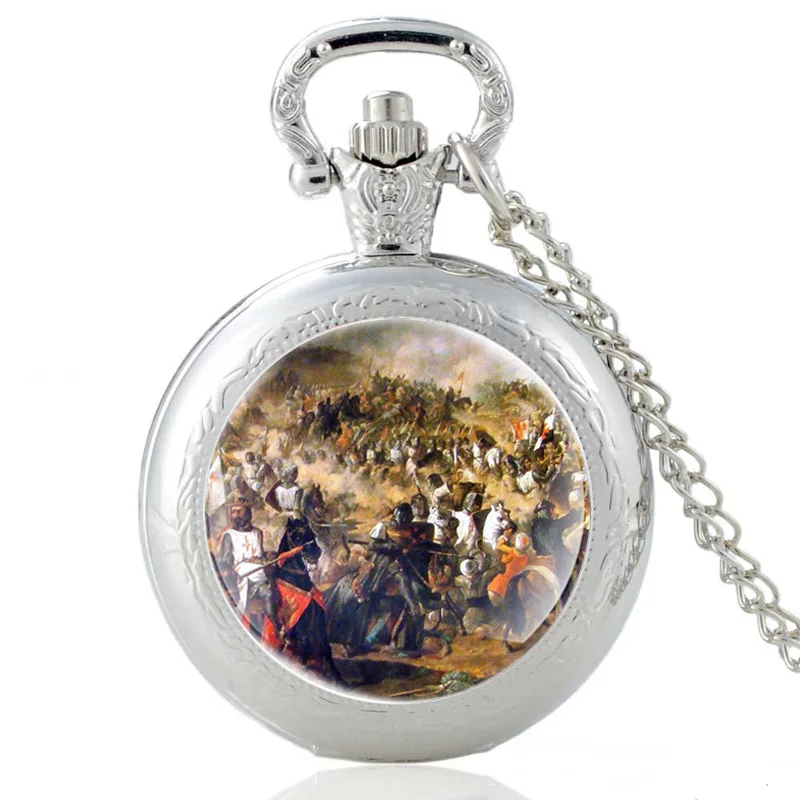 Винтажные мужские и женские кварцевые карманные часы серебряное ожерелье с