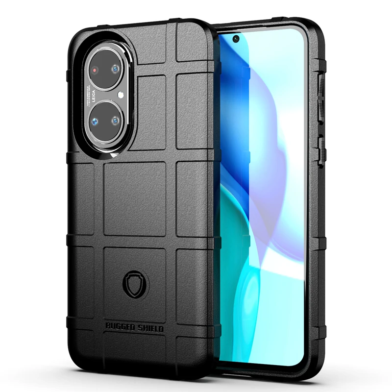 

For Huawei Y9S P20 P30 P40 P50 Lite Pro P Smart2021 Y7P Y7A Y8P Y9Prime2019 Rugged Shield Silicone Case For Honor 9X 9XPro 8X