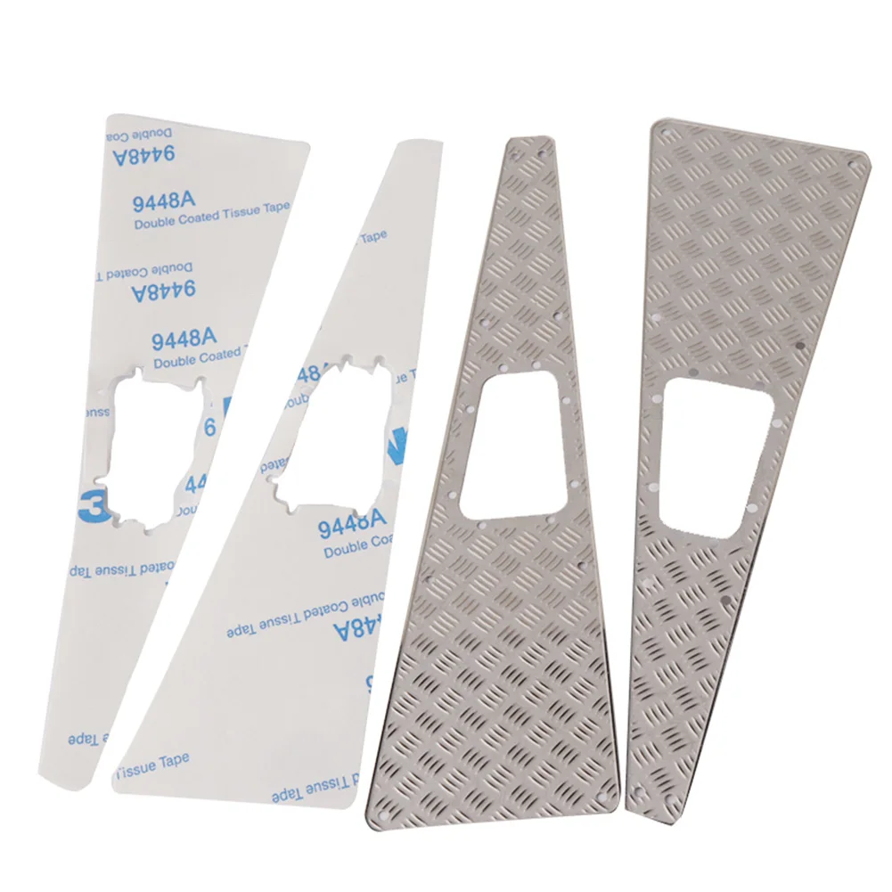 2PCS Anti-slip Motor Intake Grille Sheet Checkered Plate Metal Cover Rc Auto Parts For Traxxas TRX4 | Игрушки и хобби