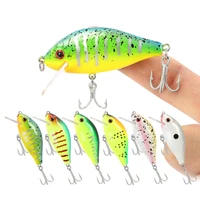 little fat lures crank artificial bait sea swimbait depth hard bait with hooks 3d simulation eyes for fishing gear fake baits