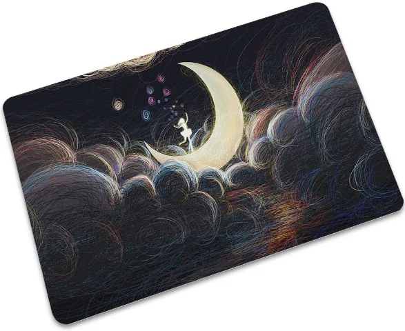 CAMMITEVER Moon коврики противоскользящий напольный коврик для входной двери домашний