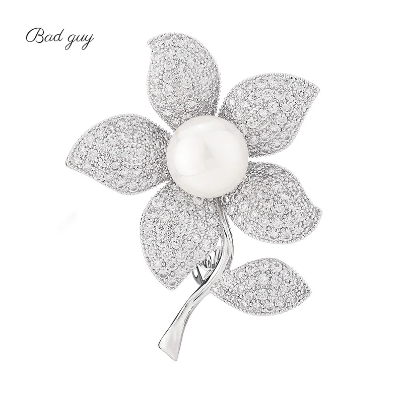 

Серебряная брошь с цветком персика из циркония, булавка для женского цветка, ювелирное изделие, пряжка для одежды, шарфа, аксессуары для оде...