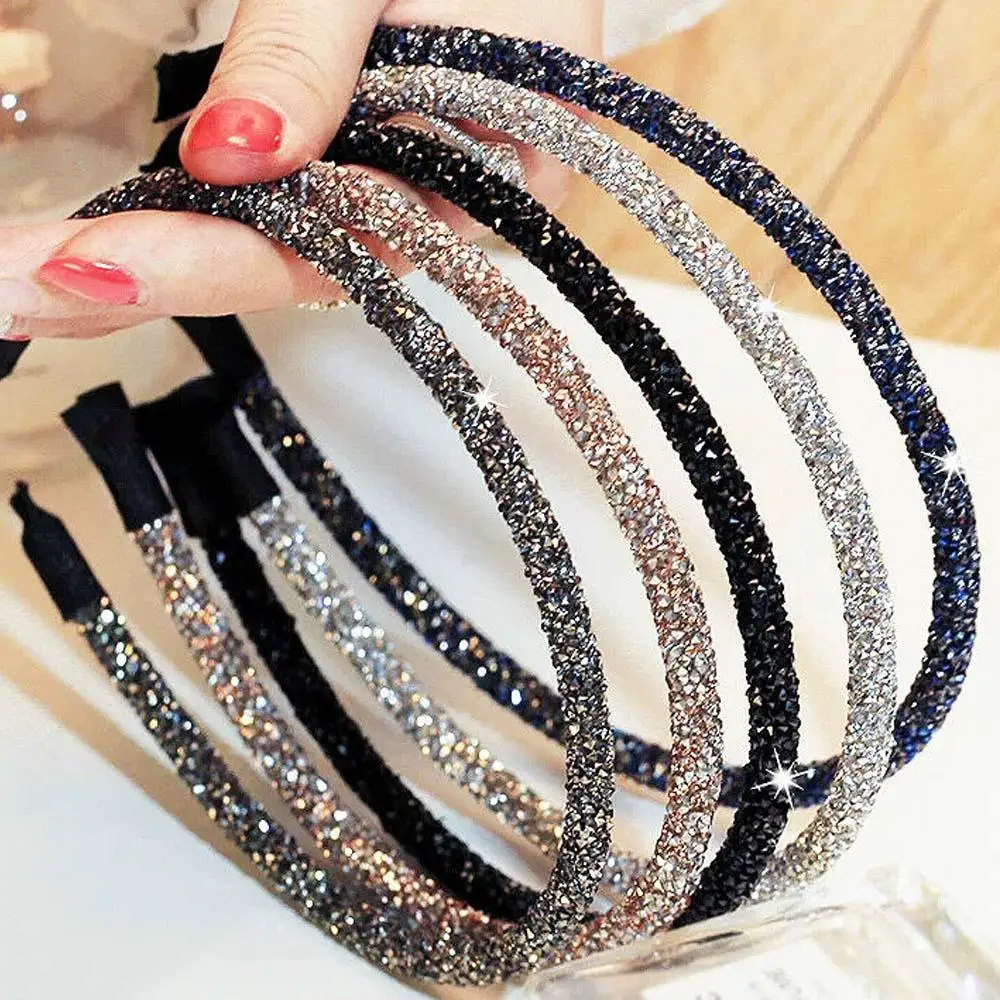 1 предмет модные с украшением в виде кристаллов блеском Женская головная повязка