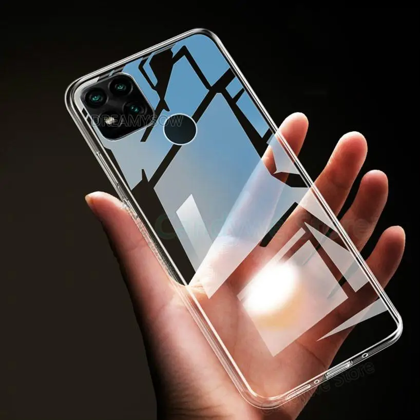Прозрачный чехол из ТПУ для Redmi 9 9A 9C Note S s POCO F3 M3 силиконовый 7 8 8T 10 Pro Max мягкий