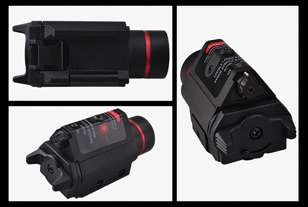 Lanterna com 20mm Apto para 20mm Tactical Combo Metal Verde Dot Laser Sight Led Ferroviário Weaver Picatinny Arma Glock Red 6 High Quality Esporte e Lazer