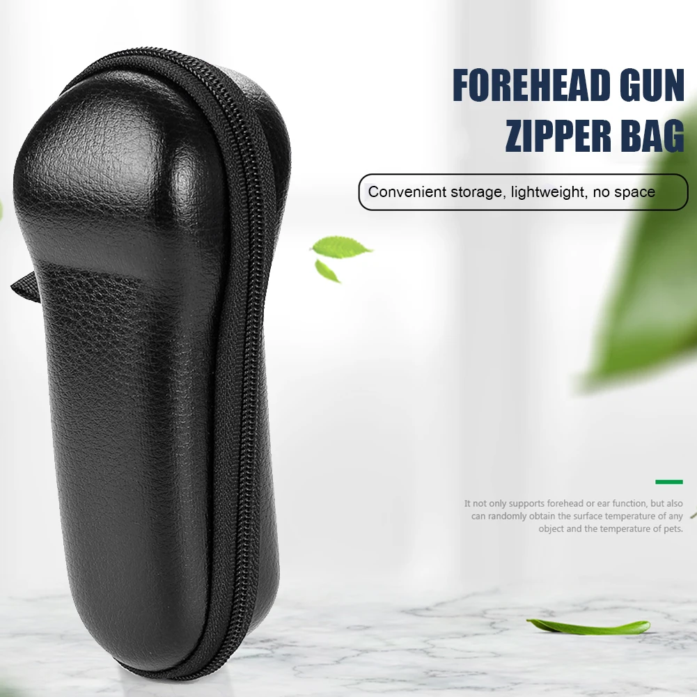 

Forehead Thermometer Storage Box Infrared Body Thermometer Protection Box Bag Case for External Portable Black Red Bag Hot
