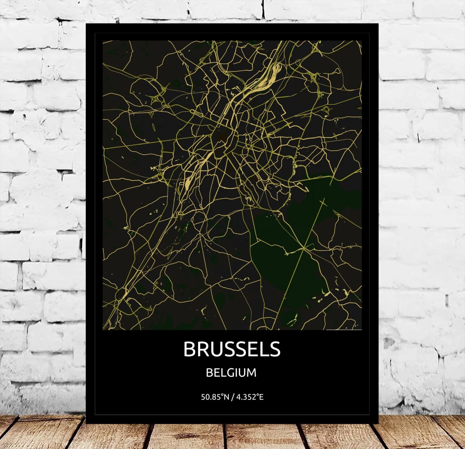 

City Brussels Belgium Poster