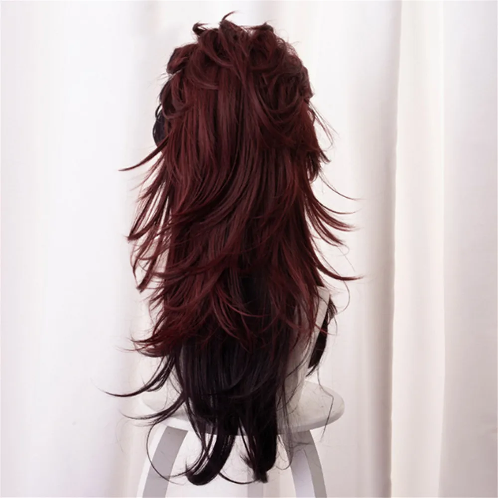 Парик для косплея из аниме-комикса рассекающий демонов термостойкий