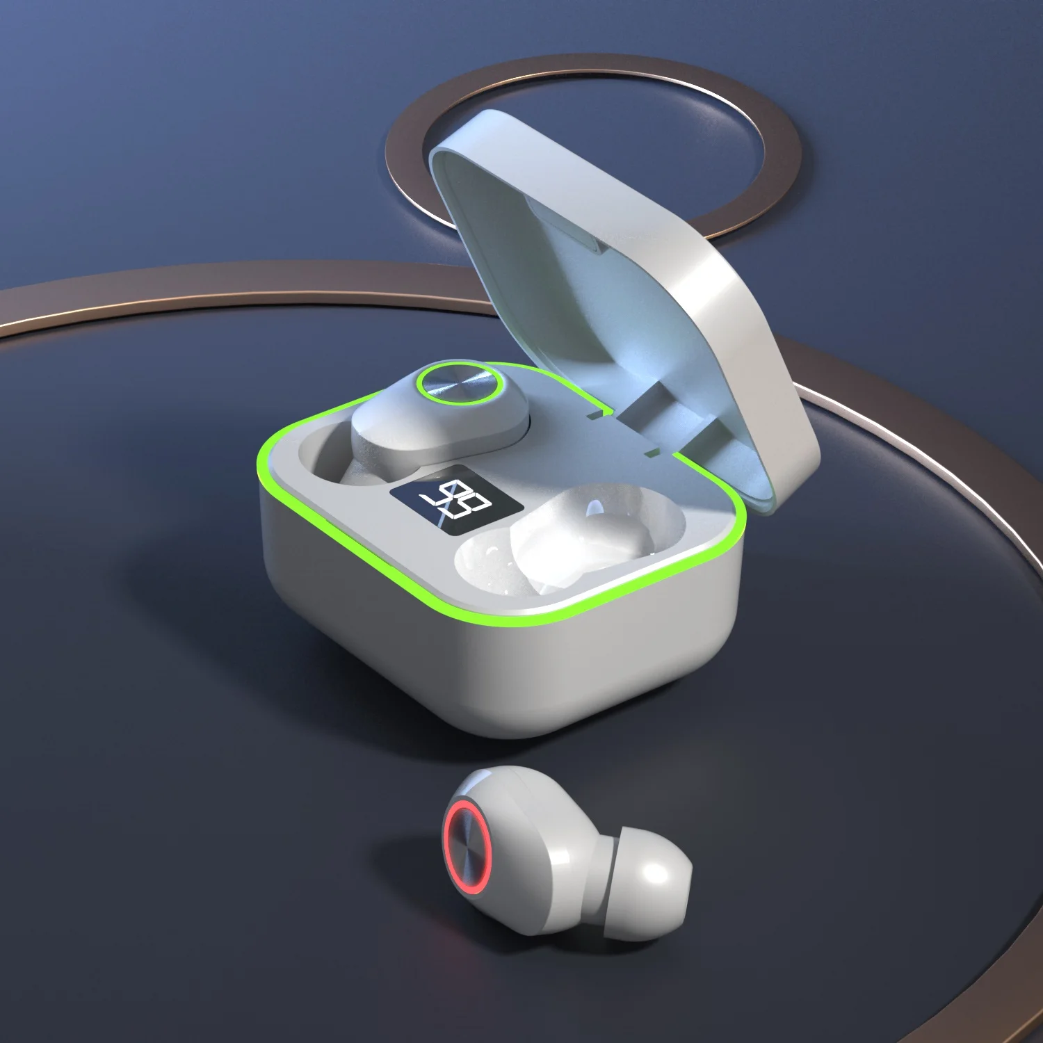 Earphones Bluetooth Wireless Sport With Microphone Headphone Stereo TWS Earbuds V5.1 Headset Noise Cancelling | Электроника