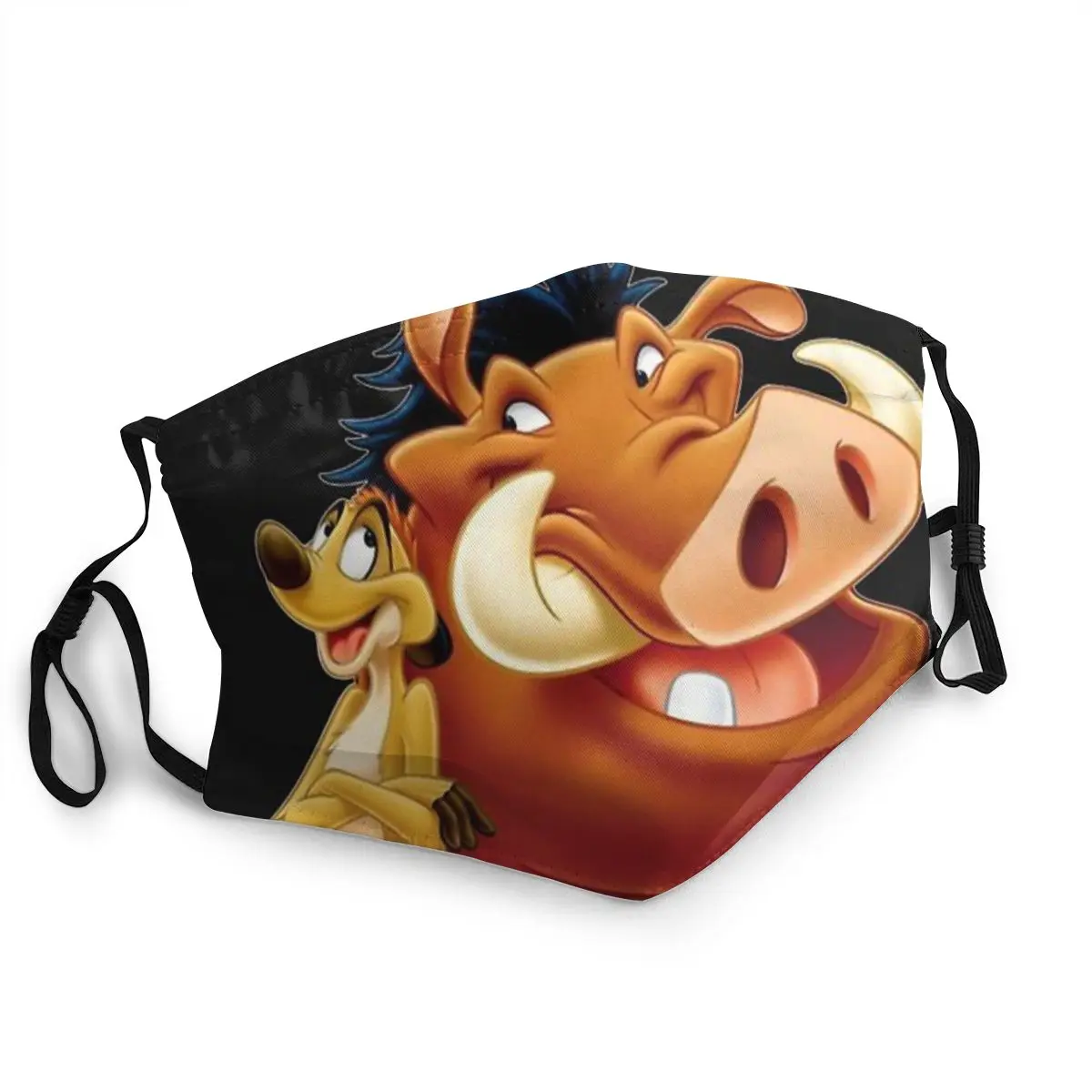 Забавные мультяшные тканевые маски тимон и пембаа брикет с изображением короля