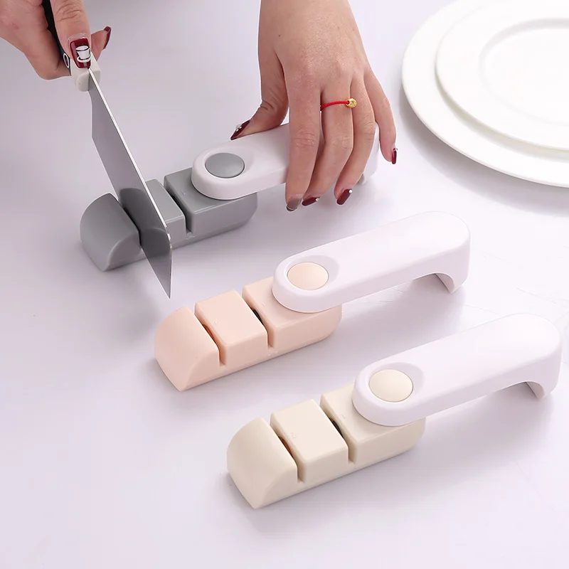 

Whetstone Quick Knife Sharpener Small Cute Multifunctional Manual Knife Sharpener Kitchen Messenslijper Home Products DE50MD