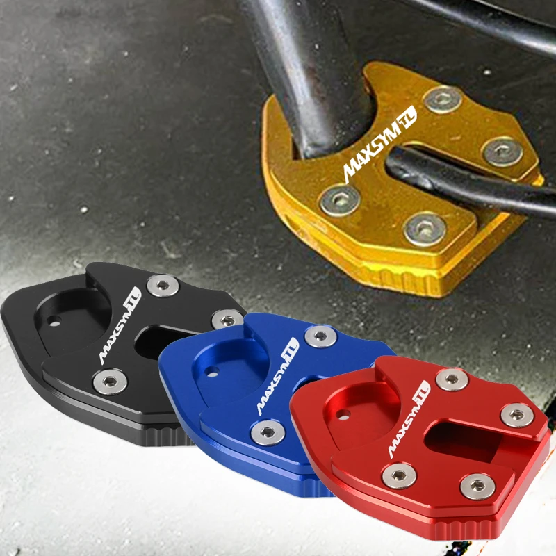 

Motorcycle Kickstand Side Stand Enlarge Extension Footrest Pad Accessorie protection FOR SYM MAXSYM TL 500 TL500 2019 2020 2021