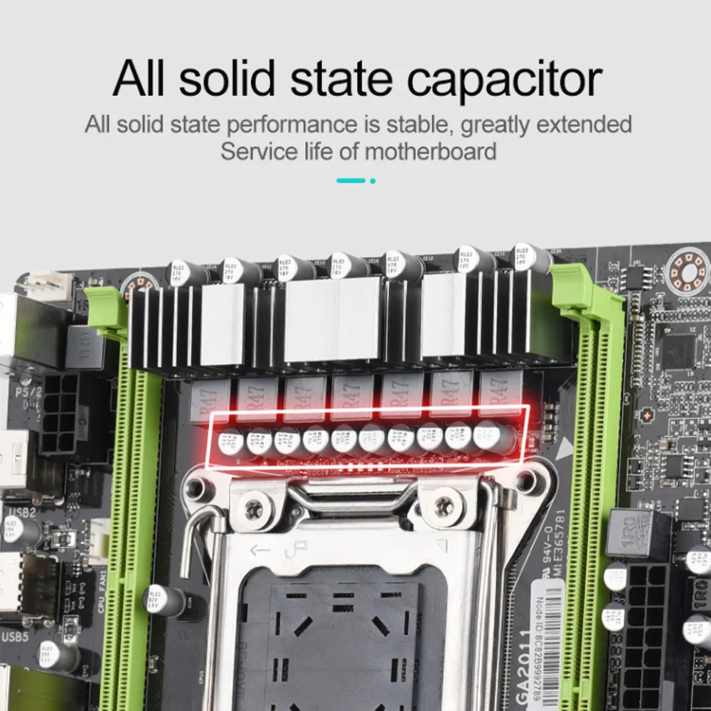 

X79M2 2.0 Computer Motherboard M-ATX DDR3 64G USB 2.0 SATA 2.0 Gigabit Network Card Mainboard Support for LGA2011 Series CPU