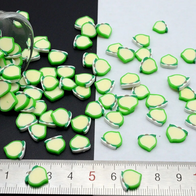 Полимерная глина персикового цвета 50 г/лот милые конфетти для