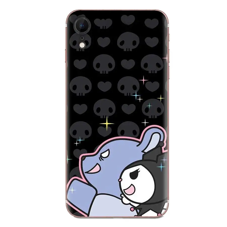 Чехлы из ТПУ кожи чехол Симпатичные Kuromi для Galaxy Note 10 A10E A10S A20S A30S A40S A50S A6S A70S A730 A8S M30S