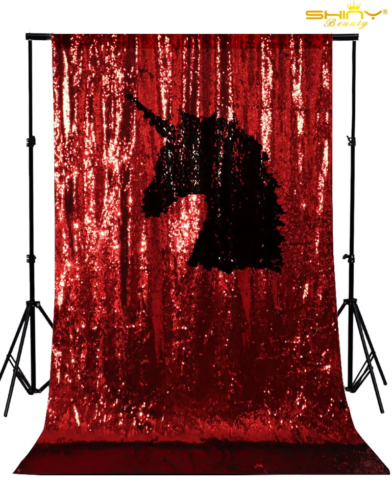 Reversible Sequin Backdrop Sparkle Glitter Backdrops Photo Background Birthday Wedding Photography Party Studio Props-M0115 |