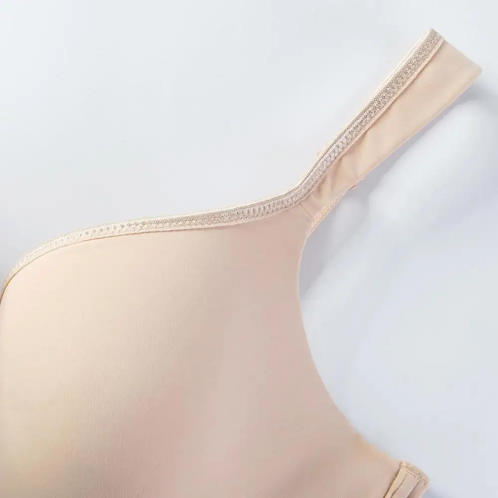 Женский Гладкий бюстгальтер на косточках с полным покрытием|t-shirt bra|full coveragebalconette