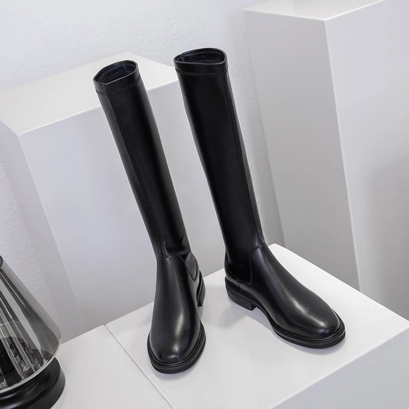 2020 популярная женская обувь с круглым носком Ботильоны Сапоги Челси из