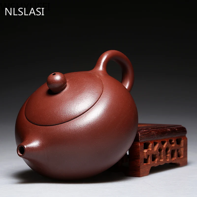 Высококачественный чайник из фиолетового песка 260 мл ручная работа искусство