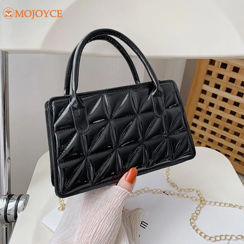 

Женская дизайнерская сумка из мягкой ПУ кожи, с геометрической вышивкой