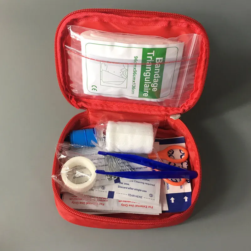

12 Items/35 pcs Outdoor Wilderness Survival Travel First Aid Kit Camping Hiking Medical Bag Mini Emergency Treatment Pack