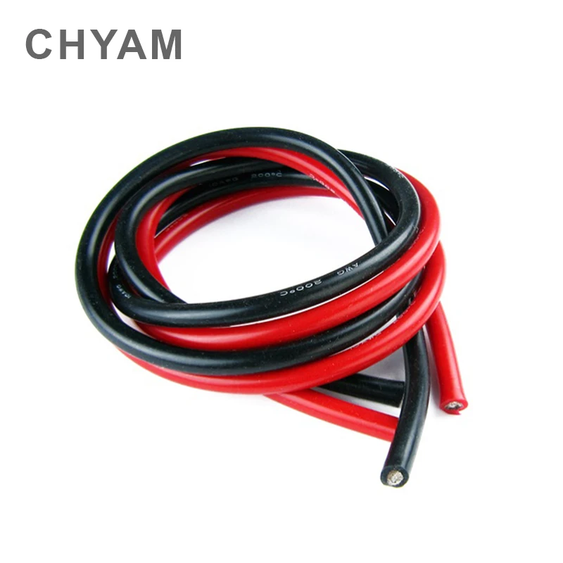 Heat-resistant Cable Wiring Soft Silicone Wire 12AWG 14AWG 16AWG 18AWG 20AWG 22AWG 24AWG 26AWG 28AWG 30AWG Connector