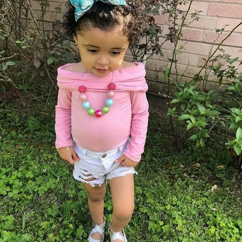 Боди теплое хлопковое с длинным рукавом и круглым вырезом на возраст 0 24