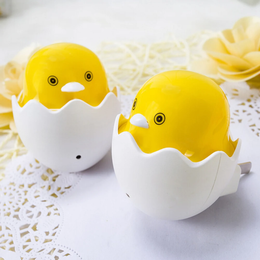 

1pc Little Chick Plug In Night Light With Auto Sensor For Kids Bedroom Nursery Baby Room Bathroom Or Hallway (US Plug 110V)