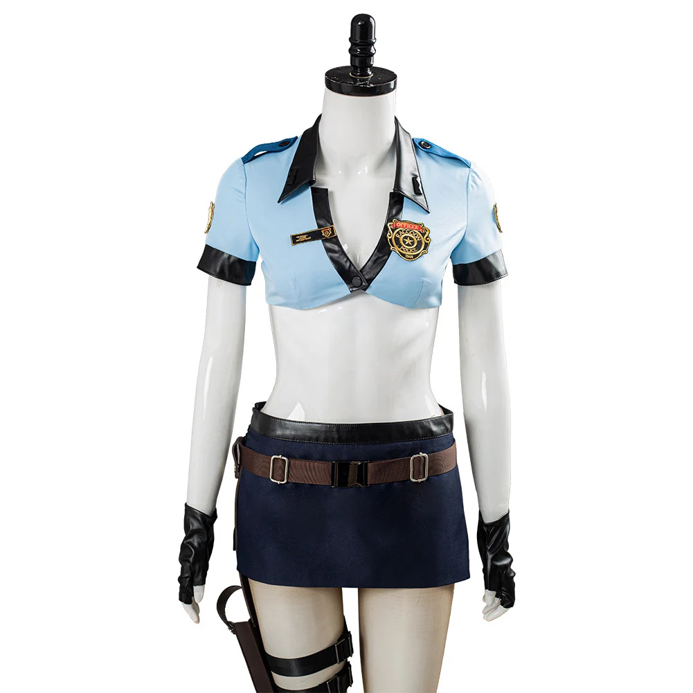 

Evil 3 Jill Valentine Cosplay Costume Uniform Outfit Top+Shorts Halloween Carnival Costumes Custom Made