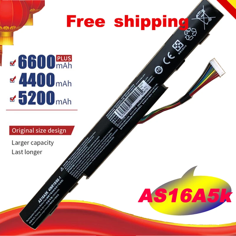 

HSW Laptop Battery for Acer AS16A5K AS16A7K AS16A8K Aspire E15 E5-475G 523G 553G 573G 575G 774G E5-575 E5-575-59QB fast shipping