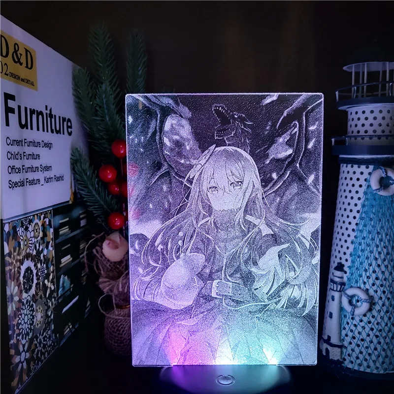 Rimuru Tempest 3D светильник в тот раз когда я получил обновленную форму как Лизун Аниме