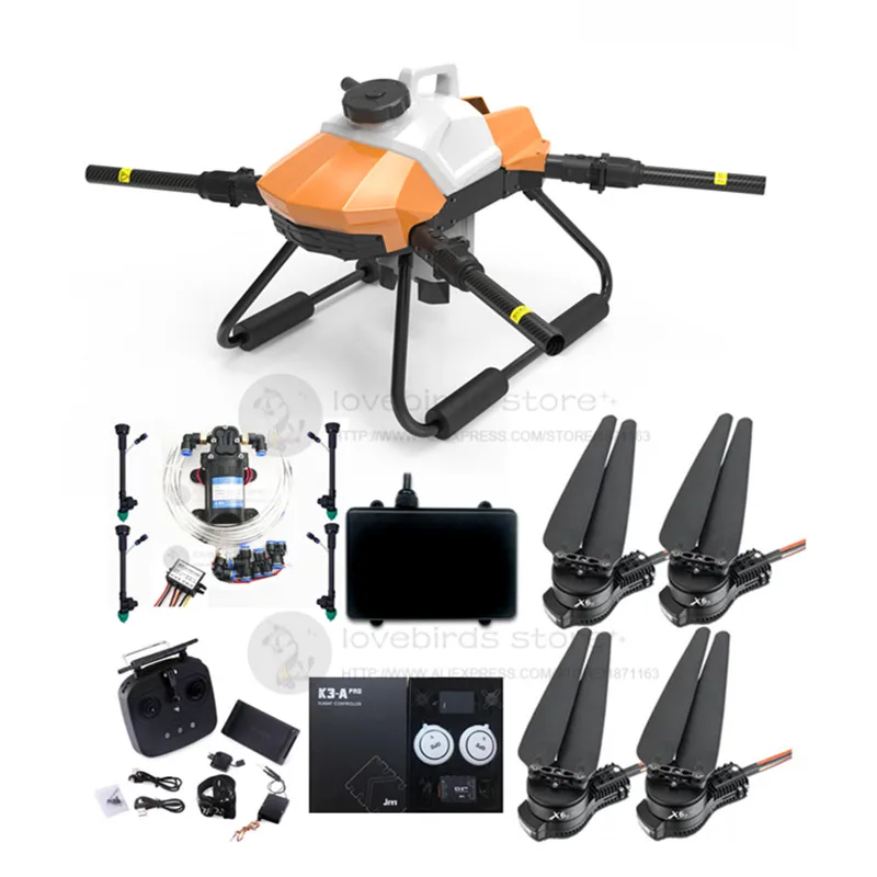 ЭПС G06 6L сельскохозяйственных Водонепроницаемый Quadcopter Drone комплект в разобранном