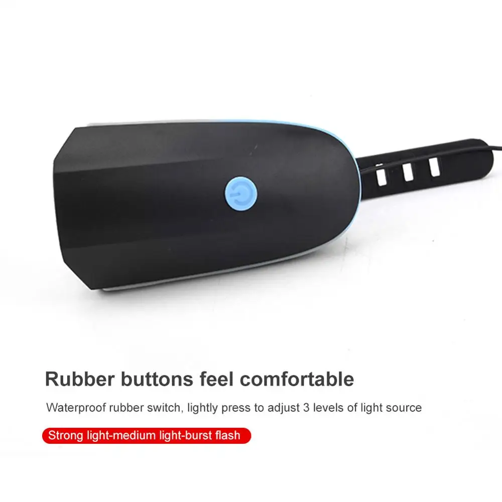 Светодиодный велосипедный фонарь 2 в 1 со встроенным аккумулятором и USB