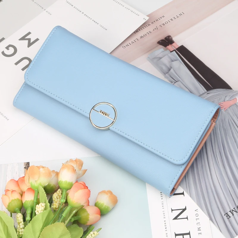 Женский Длинный кошелек с надписью Ms.|Женские кошельки| |