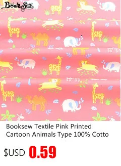 Booksew хлопчатобумажная стеганая ткань для детей DIY лоскутное шитье лисы узор ткань серый Tecido материал тканевый измеритель ткани платье