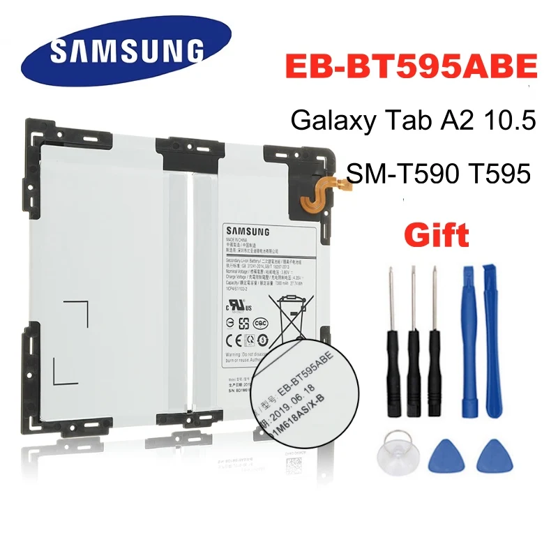 Samsung Galaxy Tab A2 10 5 SM T590 T595 Замена аккумуляторы мобильных телефонов SAMSUNG оригинальный