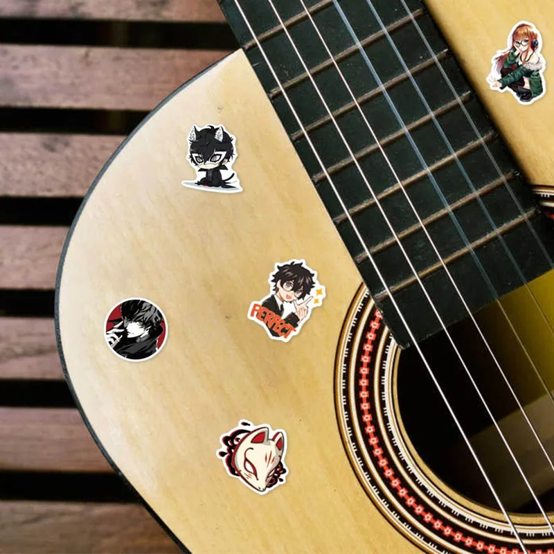 

50PCS Persona 5 Game Stickers Laptop Guitar Luggage Fridge Skateboard Waterproof Cool Graffiti Sticker Decal Kids Classic Toys