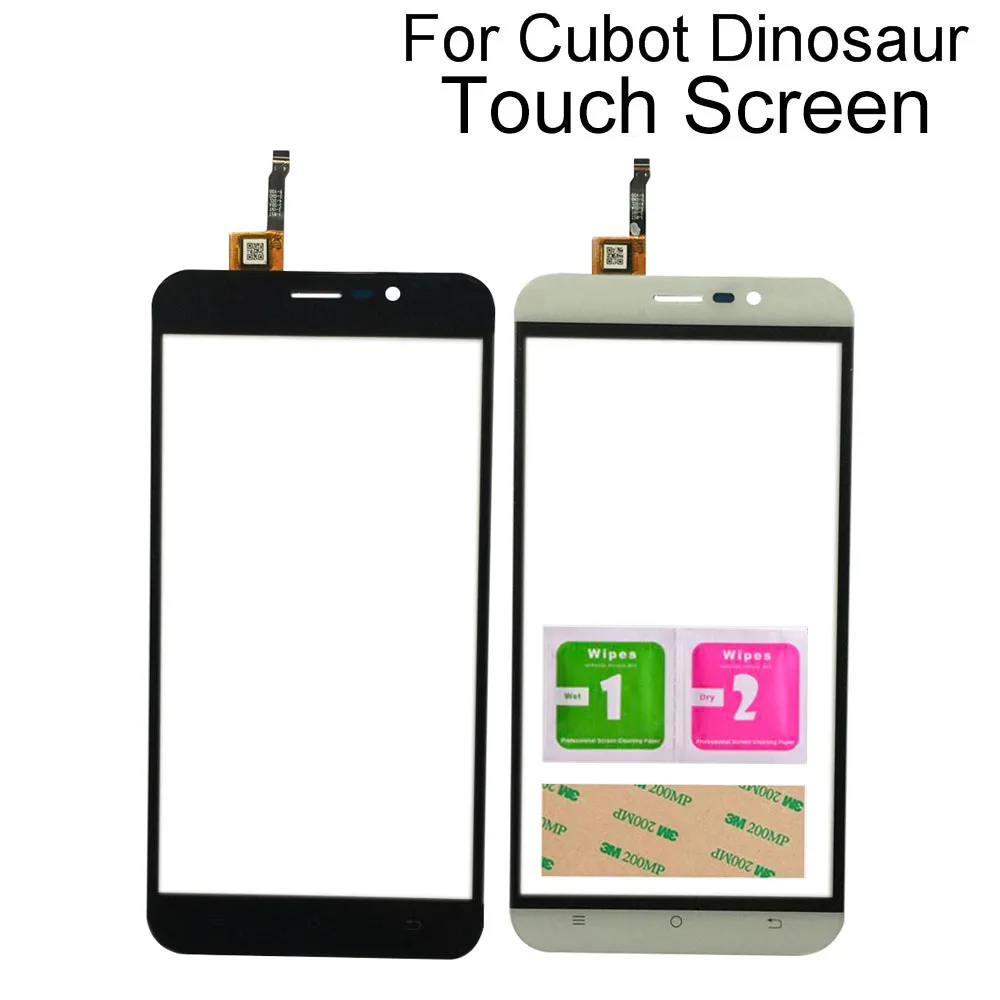 

Сенсорный экран для Cubot динозавр сенсорный экран планшета Панель переднее стекло объектива сенсор инструменты 5,5 дюйма клейкие салфетки