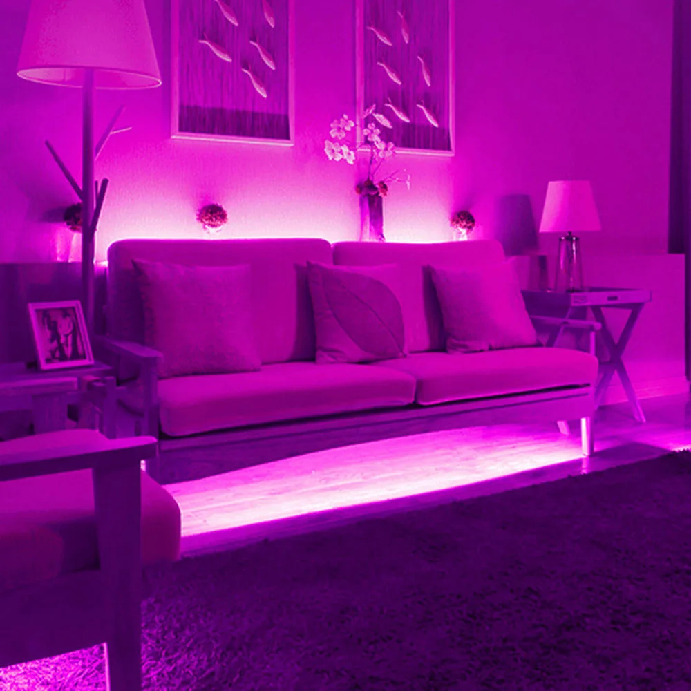 5 м Wifi Smart Led Stip DC12V 60 шт. светодиодов/м RGBW USB Светодиодная лента SMD5050 освещение для гостиной Голосовая умная жизнь/управление через приложение tuya
