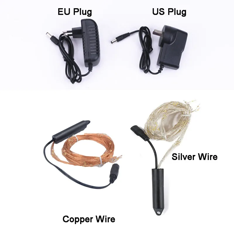 Водонепроницаемый 2 м светодиодные рождественские украшения светильник