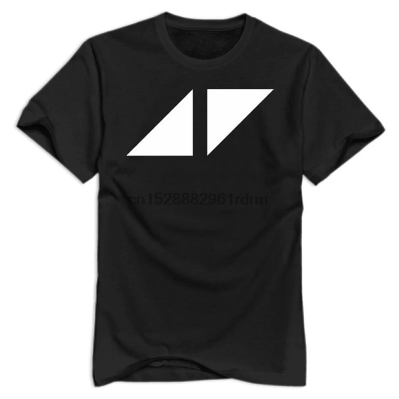 Одежда Кэти п. Мужская Черная музыкальная футболка Avicii Hunt 5849|Мужские футболки| |