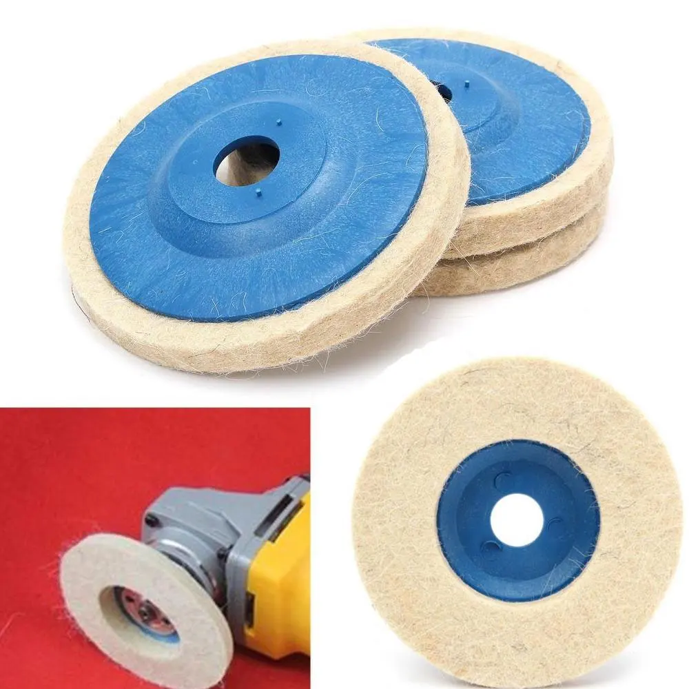 

Wool Buffing Pad Polishing Wheel Felt Buffer Disc Jewelry Mirror Polish Grinder Pad Abrasive Tool Angle Grinder Accessories
