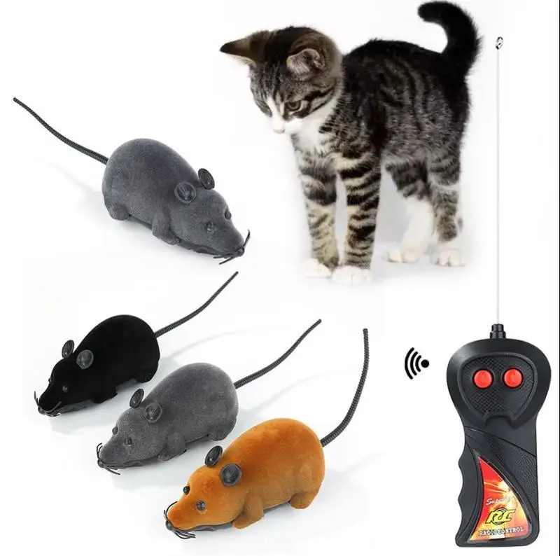 

pet products Plush Mouse Mechanical Motion Rat Wireless Remote Electronic