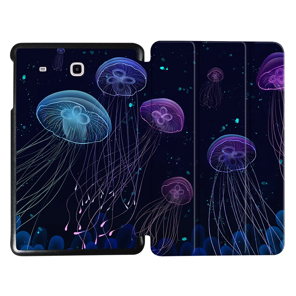 MTT чехол для планшета для samsung Galaxy Tab E 9,6 дюймов T560 T561 T565 T567V Тонкий чехол из искусственной кожи с трехслойной магнитной подставкой - Цвет: SS14