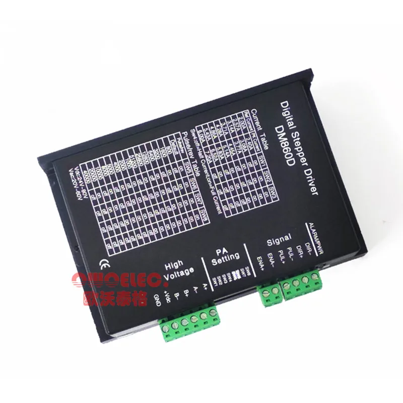 Драйвер двухфазного шагового двигателя DM860D 2 4 a 24 80 в пост. Тока для Nema 34 привод с