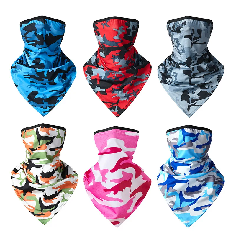 

Outdoor Seamless Riding Mask Neck Multipurpose Protection Face Mask Motorcycle Earmuffs Headband Scarf Neck Tube Magic Scarf2021