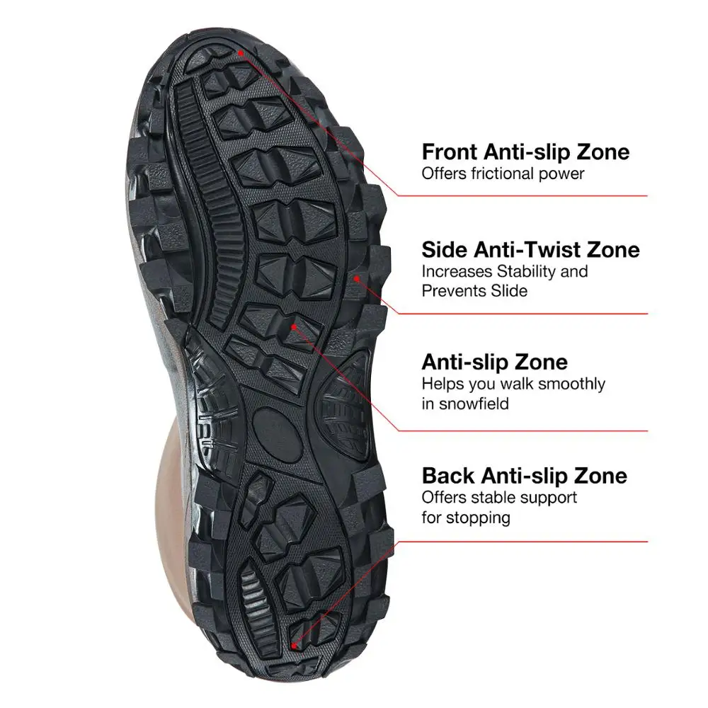 TideWe многоцелевые коричневые сапоги водонепроницаемые прочные неопреновые