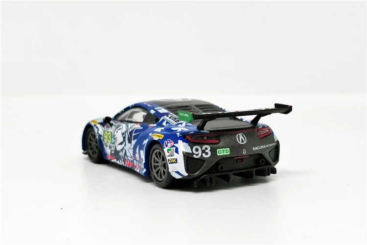 1:64 MINI GT Acura NSX GT3 #93 IMSA Watkins Glen 2017 LHD литая модель автомобиля|Наземный транспорт| |